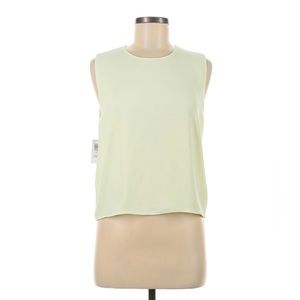 New Aritzia Babaton Crew-Neck Blouse Sleeveless Top Size M